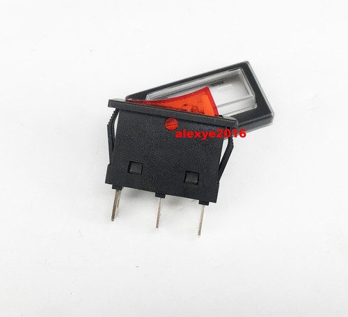 JD JD03-F1 3 Pins 2 Positions Red Lamp Switch Maintained 30A 125/250VAC ...