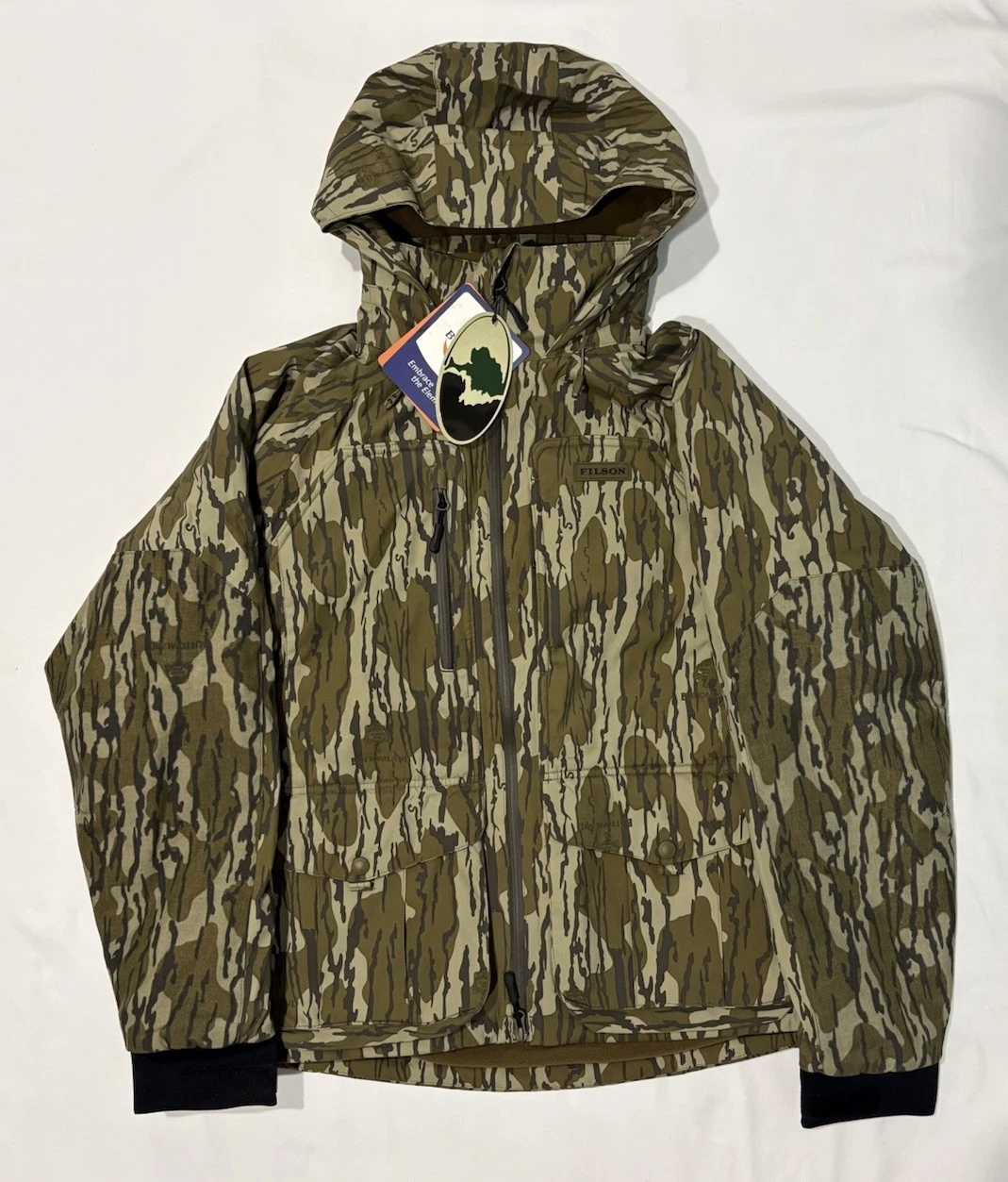 NWT Filson Men’s Mossy Oak Skagit Waterfowl Jacket Camo Size Small Wading Hunt
Opens in a new window