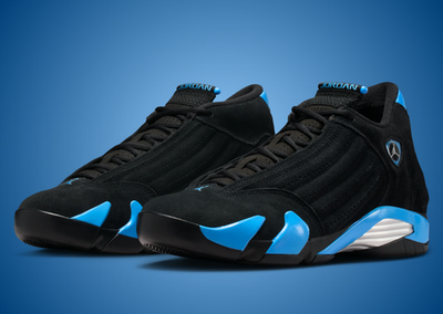 NIKE AIR JORDAN 14 RETRO ブラック ブルー Nike Air Jordan 14 Retro Black University Blue 2026 Men & GS Size