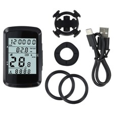 Bicycle GPS Speedometer Odometer Wireless For 2.4 Inch LCD USB Charging Cable