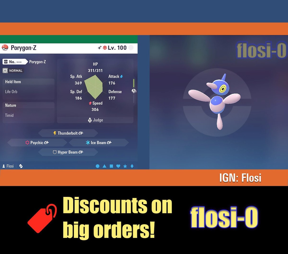 6IV Shiny Porygon-Z Pokemon Legends ZA (Legends Z-A) | eBay