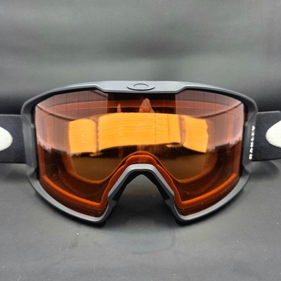 Oakley LXM Matte Black Snow Goggles Prizm Persimmon Lens w/ Tag