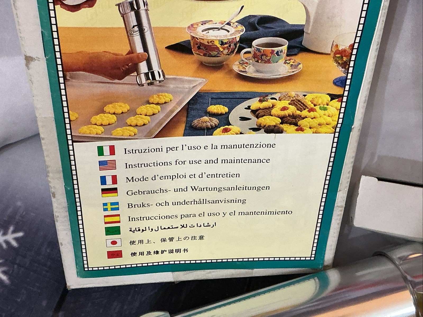 New Shule Biscuits Stainless Steel Spritz Cookie Press Dough Pastry & Discs