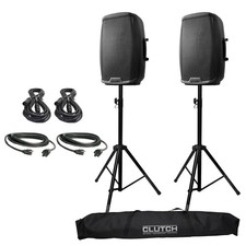 Gemini AS-2115BT 15 Powered/Active DJ PA Spea...