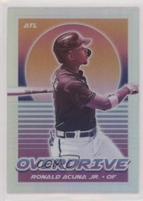 2021 Panini Chronicles Overdrive Holo Prizm Ronald Acuna Jr #20 1i45