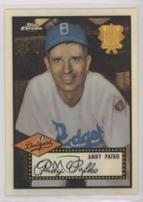 2002 Topps Chrome 1952 Reprints Refractor Andy Pafko #52R-4 0it8