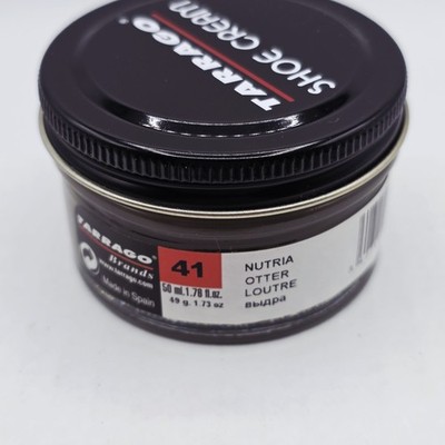 Tarrago Shoe Polish # 41 Otter Cream Leather Protector 1.76 oz. 50ml Boot