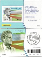 2016 - Tessera filatelica Tommaso Maestrelli - Molto rara