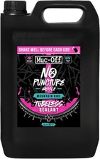 Muc-Off No Puncture Hassle Tubeless Sealant, 5 Liter - 5 Liter, Clear