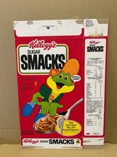 Kellogg's Sugar Smacks Cereal Box 1982 Dig 'Em Cereal Spoon