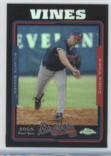 2005 Topps Chrome Update & Highlights Black Refractor 117/250 Chris Vines 0a9