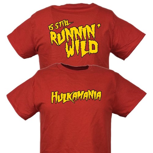 Camiseta roja Hulkamania Still Runnin Wild Hulk Hogan - Imagen 1 de 6