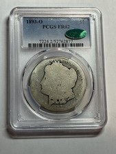 1893 O Morgan Silver Dollar PCGS FR2 CAC Awesome Lowball Key Date