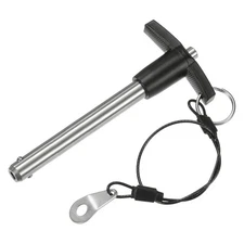 T Handle Lock Pins, 10mm Dia. 70mm Usage Length Push-Button Ball Locking Pin