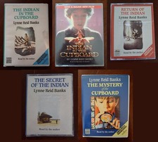 5 Lynne Reid Banks audio books Indian in the Cupboard Audiobooks Cassettes