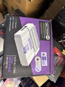 Hyperkin NES/SNES Retron 2 Launch Edition Gray Video Game Gaming Console - CIB