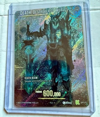 Otherverse Tcg Death, Destroyer Of Worlds SR Kickstarter