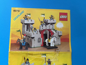 Lego Castle 6073 Knight's Castle Instruction Manual Only Vintage