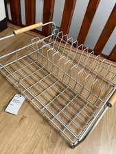 Next Grau Metalldraht Einstufig Geschirr-Abtropfschale/Teller, Geschirrhalter K&uuml;che Zuhause