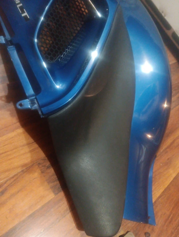 Cubierta de plástico cubierta de carenado lateral izquierdo azul 97 03 BMW K1200LT K1200 LT OEM ^^ Foto 2 de 4