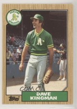1987 Topps Tiffany Dave Kingman #709 1g9