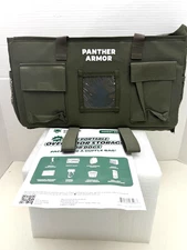 2 n 1 PET DOG Portable Hanging Travel Duffle Bag Organizer/Storage Forest Green