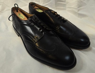 Tricker's Whitman Black Box Derby Brogues Shoes Made In England