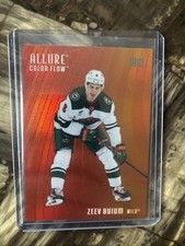 2025-26 UD Allure Color Flow Red-Orange Zeev Buium #CF-1 Minnesota Wild RC