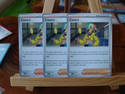 Pokémon TCG 3x Canary 185/217 ASC De Nm Erhabene Helden