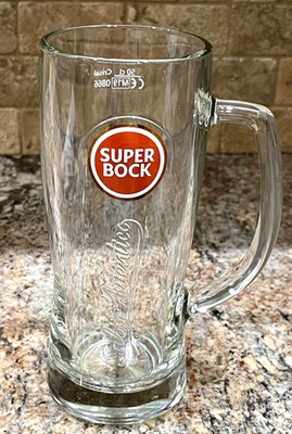Super Bock Beer Glasses 50CL With Handle