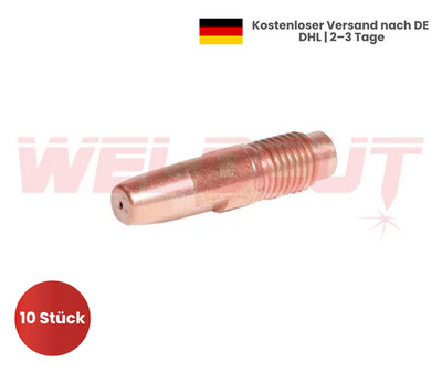 Stromdüse M10 40mm 1.0mm für Fronius AL4000 AW5000 Nachbau 10 Stk 42,0001,1577