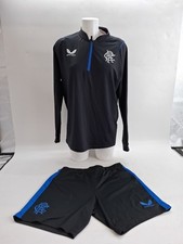 Rangers castore football top and shorts Top UK Size M Shorts UK Size L