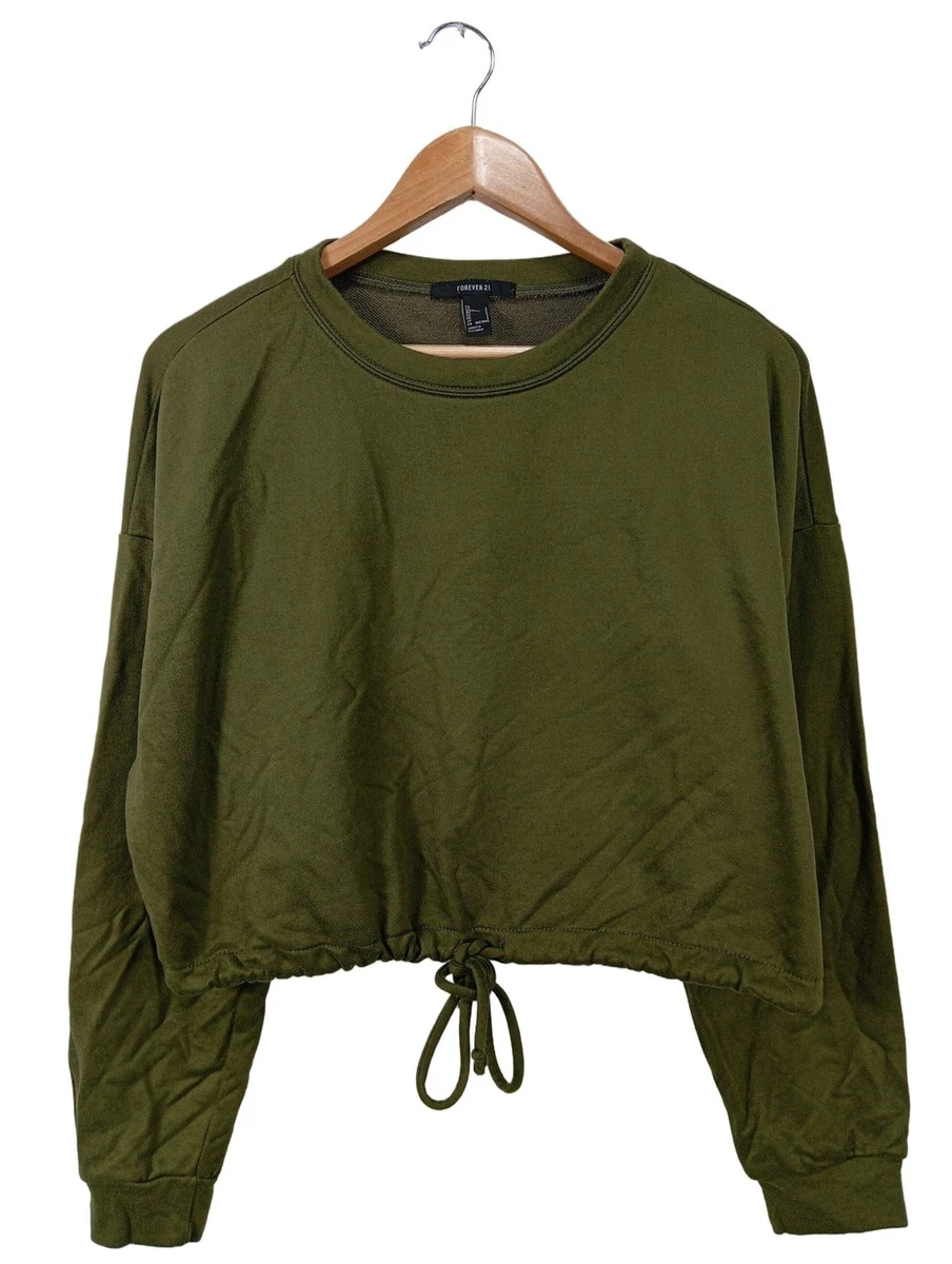 Sweat à capuche crop top - bleu gris - 12.00