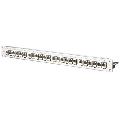 Metz Connect 130921-E 24 Port Netzwerk-Patchpanel 483 mm (19) CAT 6a 1 HE