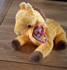 Twigs the Giraffe Ty Beanie Baby plush cuddly toy + tags