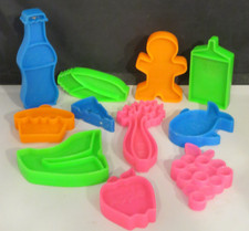 Vintage 1972 Mattel Tuff Stuff Plastic Play Food Colorful 11 Pieces 