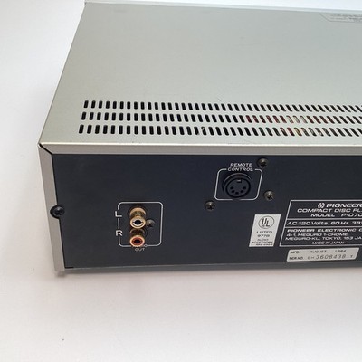 PIONEER P-D70 CDプレーヤー (ジャンク) Pioneer P-D70 Vintage Compact Disc CD Player Digital Audio Made in