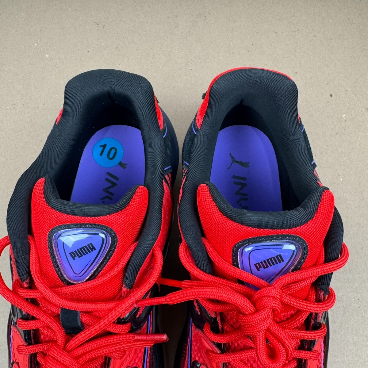 Puma スニーカー 青・黒・赤 size 27CM Puma Velophasis Inverse Red Black Blue Men's Size 10 NEW 402380-01