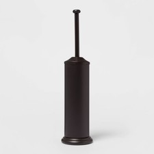 Metal Oil Rubbed Toilet Brush And Holder Set Bronze