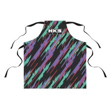 Retro HKS Oil Slick Apron, JDM Cooking Apron, JDM HKS Workshop Apron