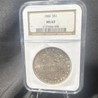 1886 Morgan Silver Dollar $1 NGC MS63 Philadelphia Mint Business Strike 2133404