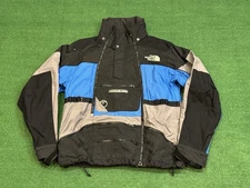 Vintage The North Face Men's Steep Tech Ski Jacket Azteca Blue Size Large
