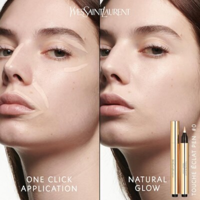 YSL Touche Eclat  Radiant Touch Concealer#0 Luminous Milk Full Size .08oz NIB