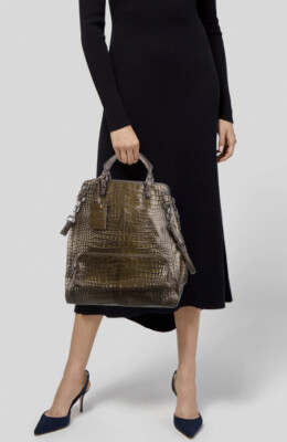 【DOLCE&GABBANA】クロコダイル皮トートバッグ クロコ テールトートバッグ – FILLICO ONLINE SHOP