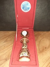 Horloge de table en marbre et feuille d'or 