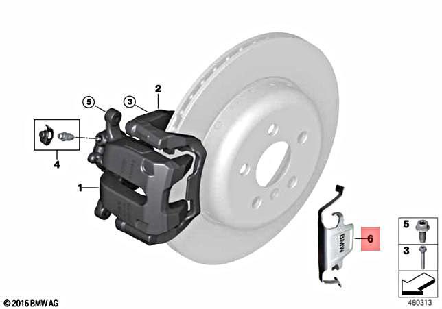 Genuine BMW G11 G12 725d 725Ld 730d 730dX 730i BMW DESIGN CLIP  