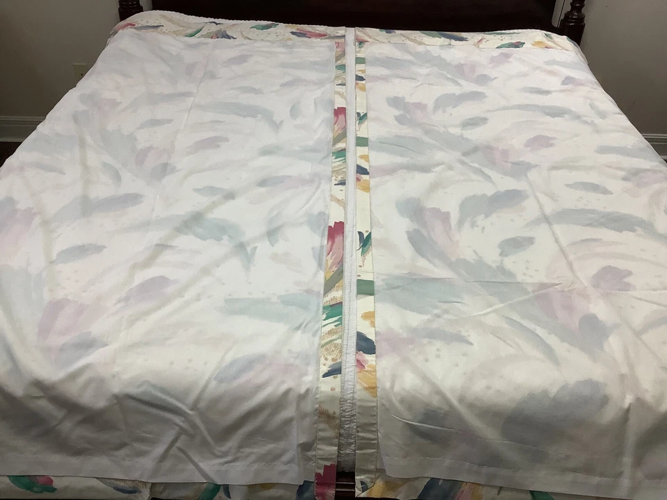 Croscill Riviera 2 Paneles de Cortina 40x84 y 1 Cenefa Pastel Pinceladas Foto 4 de 4