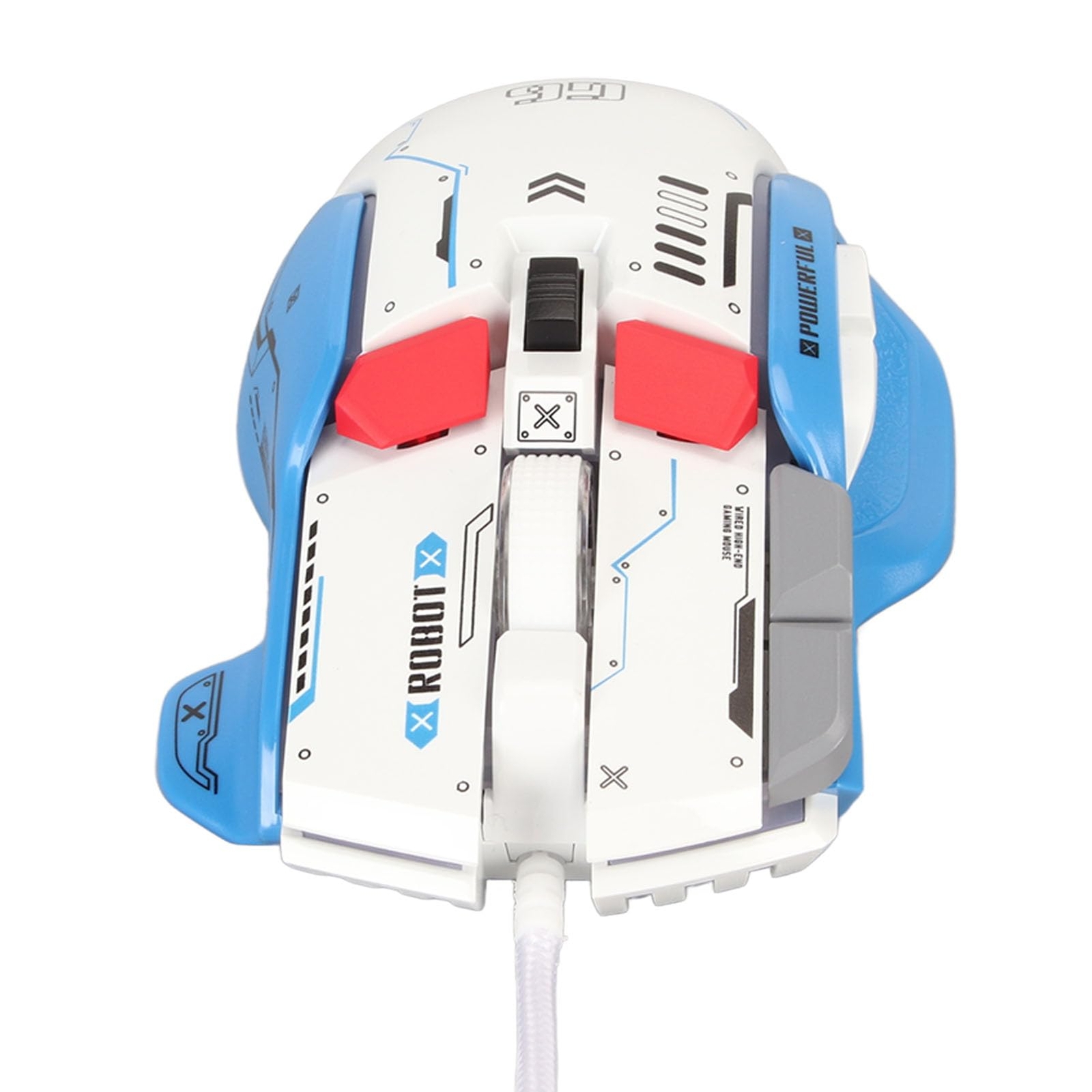 Wired Gaming Mouse with 10 Programmable Buttons and 13 RGB Lighting Modes