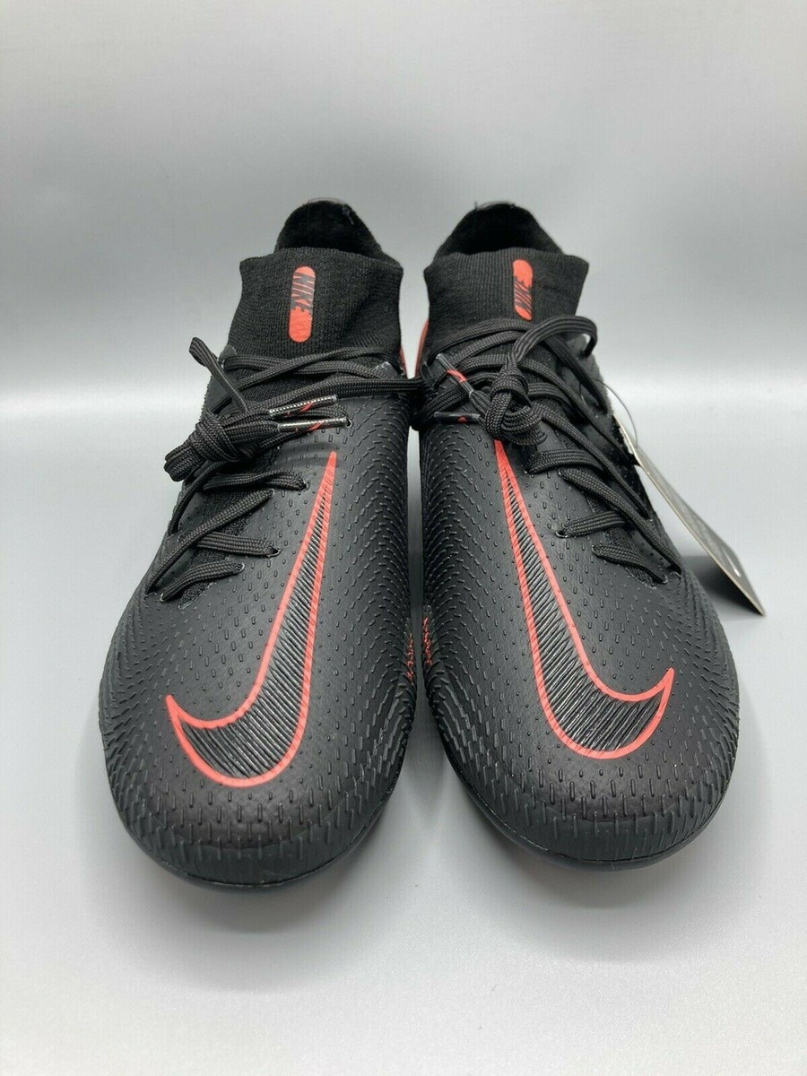 Nike Phantom GT Elite DF FG Black Orange Soccer Cleats CW6589-060