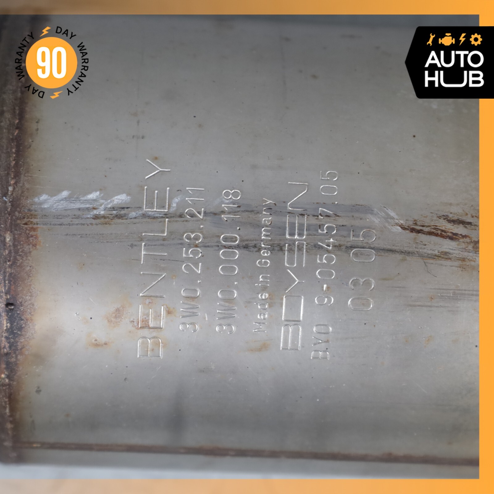 Bentley Continental GT 6.0L Middle Exhaust Downpipe Left & Right Side OEM 73k